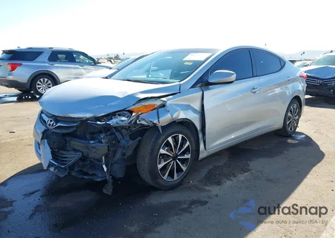 2013 Hyundai Elantra Gls from USA, damaged, VIN 5NPDH4AE9DH167008
